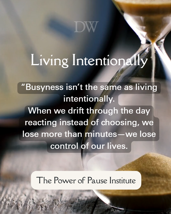 Living Intentionally