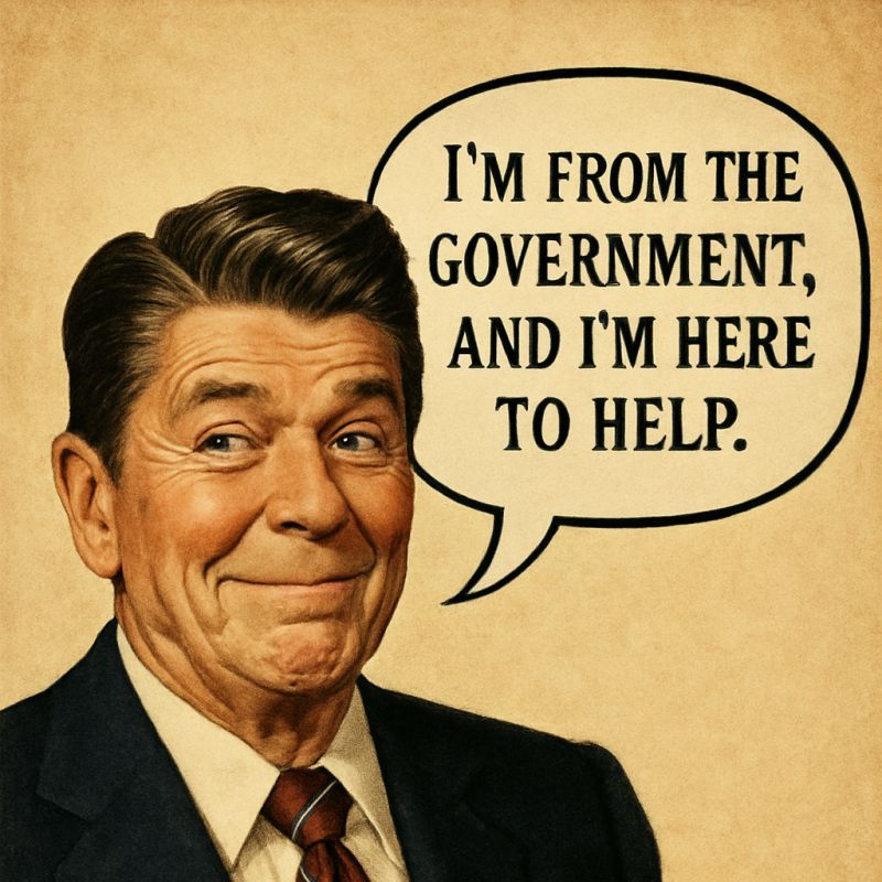 “I’m from the government and I’m here to help”